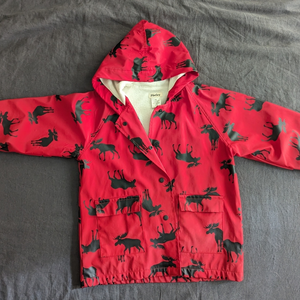 Hatley Lined Raincoat Size 3T